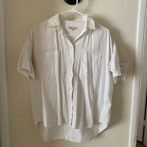 Madewell white button up